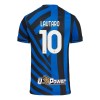 Officiële Voetbalshirt + Korte Broek Inter Milan Lautaro Martinez 10 Thuis 2024-25 - Kids